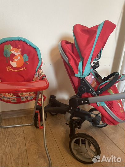 Коляска и столик для кормления Demi star