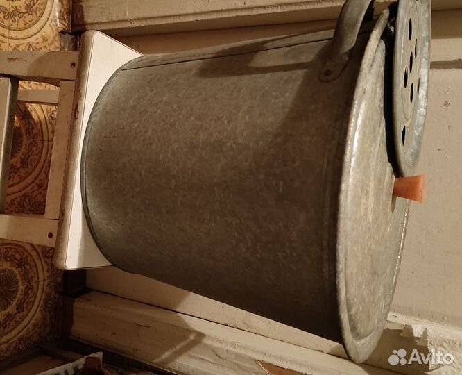 Бак для белья оцинкованный