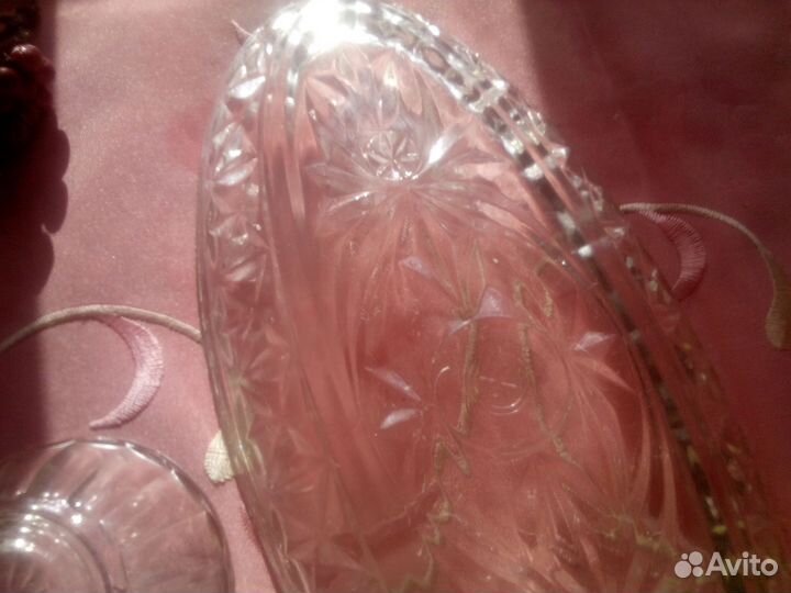 Селедочница стекло СССР