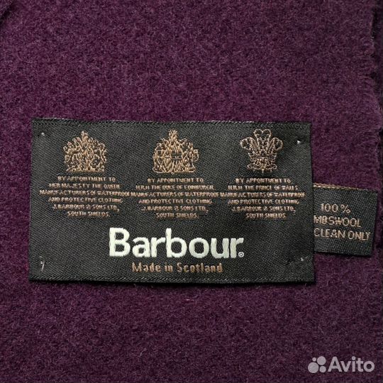 Шерстяной шарф Barbour Made in Scotland