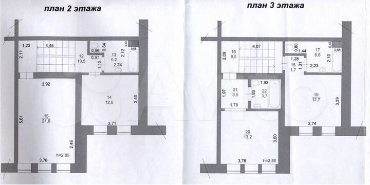 4-к. квартира, 206 м², 2/3 эт.