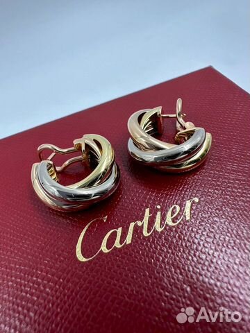 Серьги Cartier Trinity Earrings 80083231