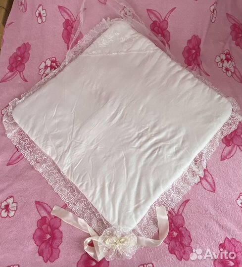 Конверт одеяло на выписку осень-зима-весна