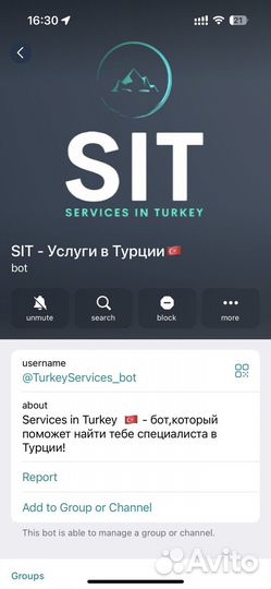 Готовый бизнес проект- Телеграм бот