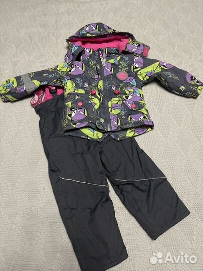 Демисезонный костюм для девочки 86 92