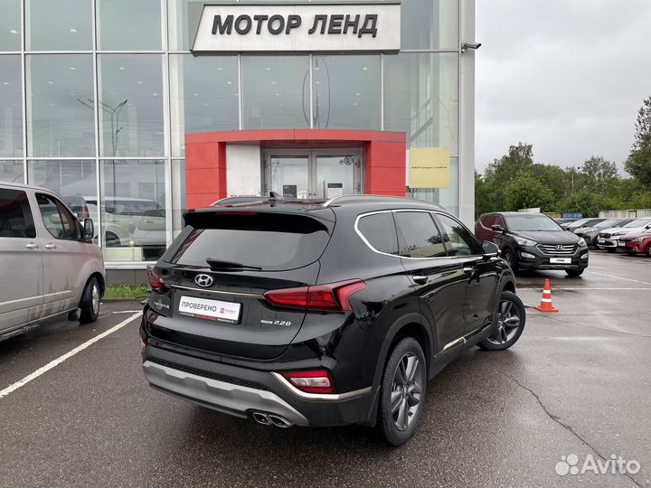 Hyundai Santa Fe 2.2 AT, 2019, 105 715 км