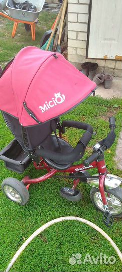 Детский велосипед с ручкой