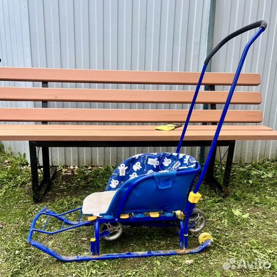 Детские санки коляска