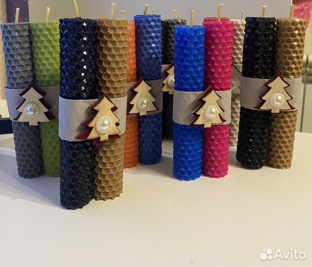 Набор свечей из вощины