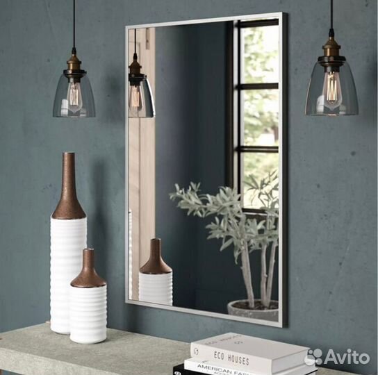 Зеркало в раме прямоугольное 85*190см