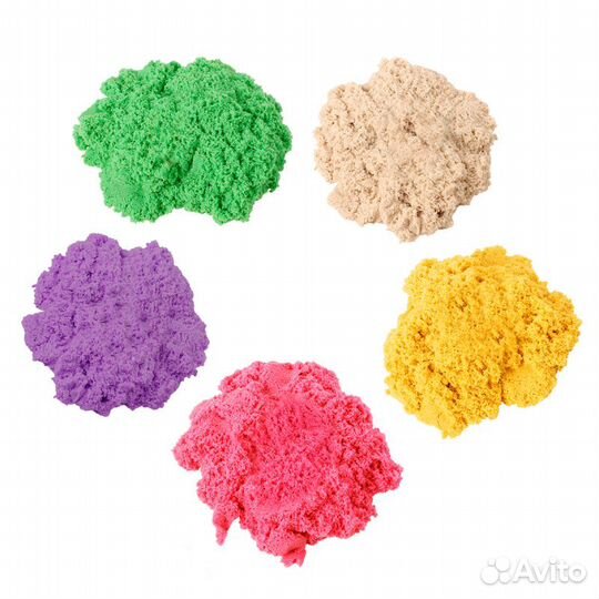 Волшебный песок, микс 5 цветов, 750 гр