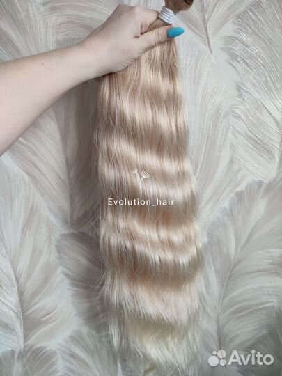 Биопротеиновые волосы на трессе волна 75см 100гр