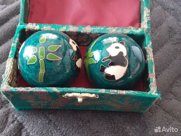 Массажные магнитные шары для рук и пальцев. Китай