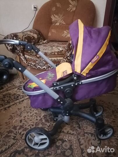 Коляска для кукол 2 в 1 трансформер