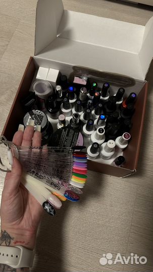 Набор для маникюра и наращивания ногтей