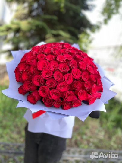 Розы красные 60см.50см.40см.101,51,25.Доставка.Уфа