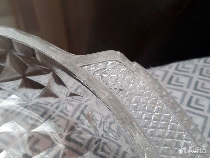 Менажница хрусталь
