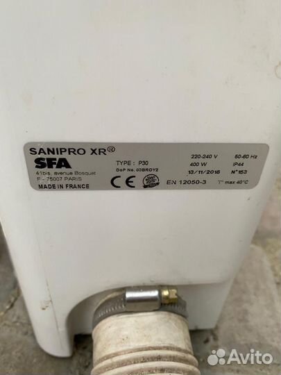 Насос канализационный Sanipro XR SFA б/у