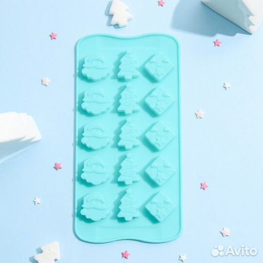 Форма силиконовая для льда и кондитерских украшени