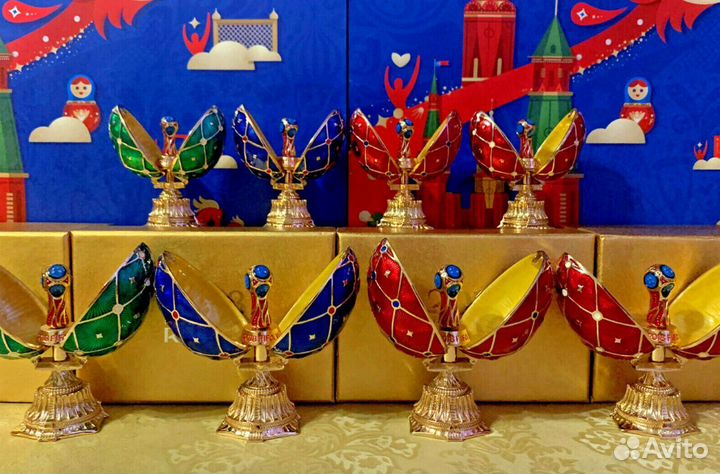 Коллекция Фаберже 8 Яиц Fifa. Чемпионат мира 2018