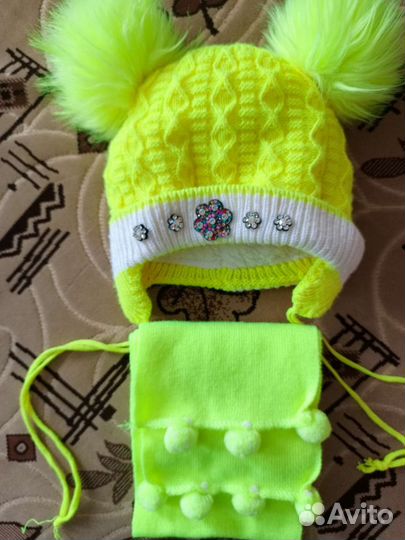 Шапка зимняя для девочки