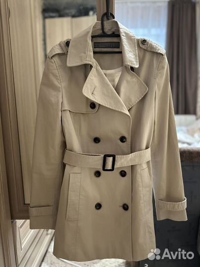 Тренч плащ zara