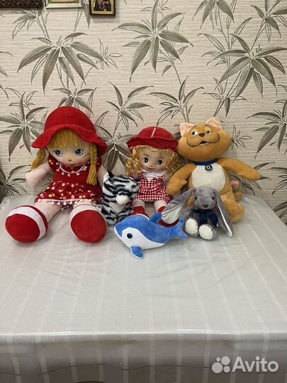 Мягкие игрушки, куклы мягконабивные