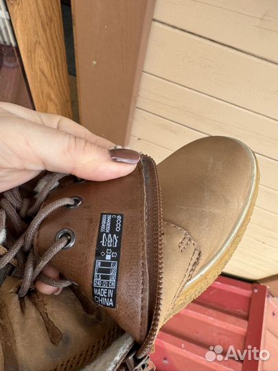 Зимние ботинки ecco