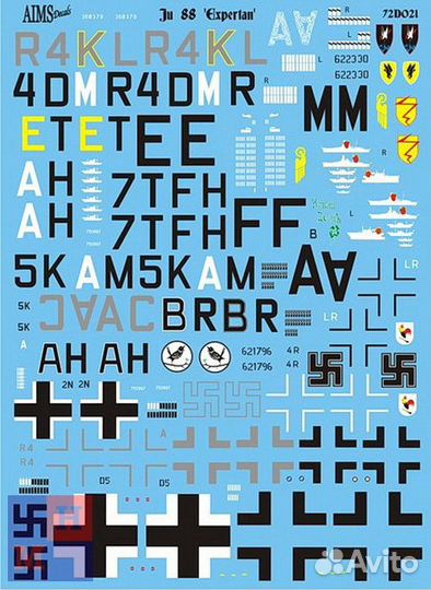 1/72. aims. 72D021. Ju-88 'Experten'
