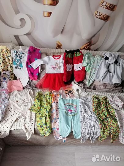 Детские вещи 0т 6 до 12месяцев