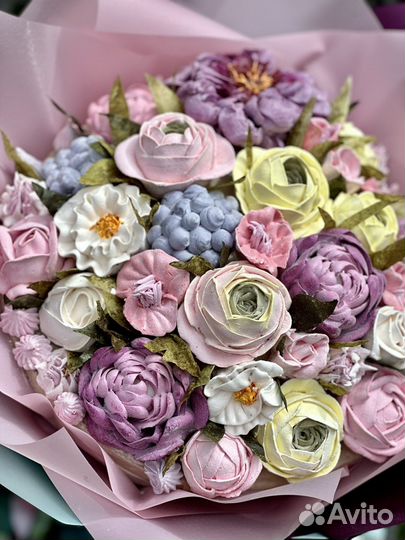 Зефирные цветы