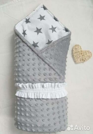 Плед-одеяло детское, конверт на выписку