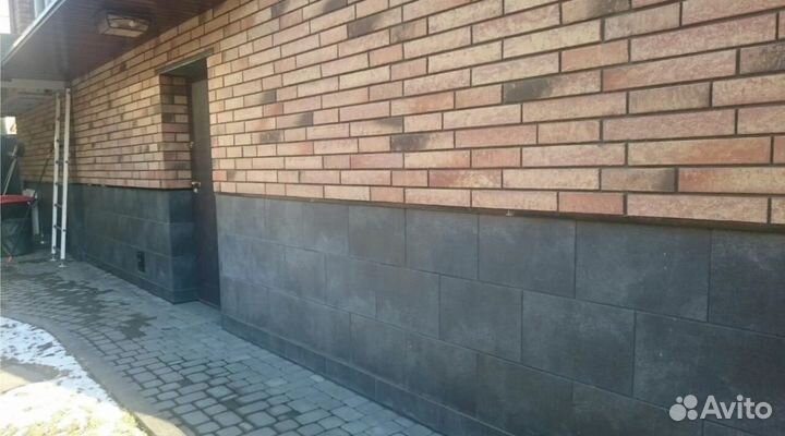 Облицовка плиткой, камнем, крыльца,цоколя,лестниц