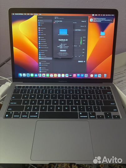 Apple macbook air 13 2020 m1 8gb 256