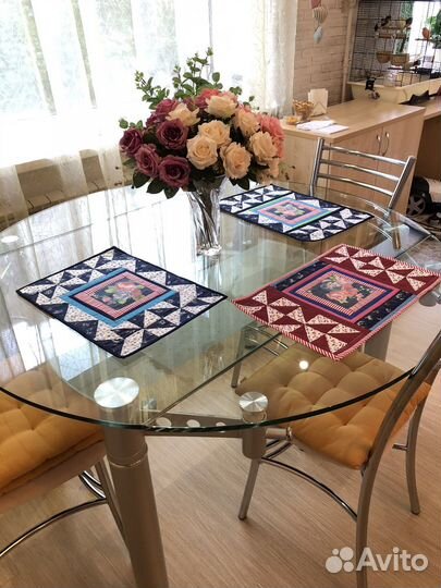 Салфетки под приборы пэчворк