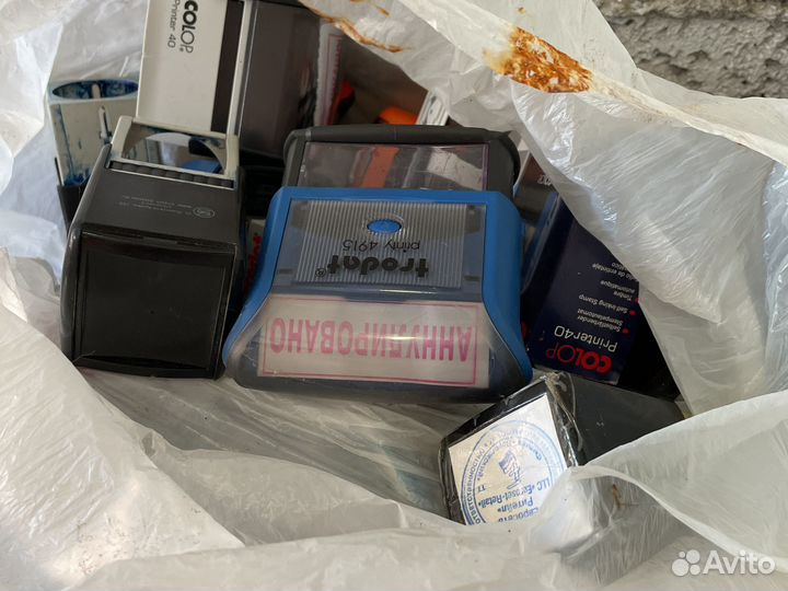 Печати и штампы бу