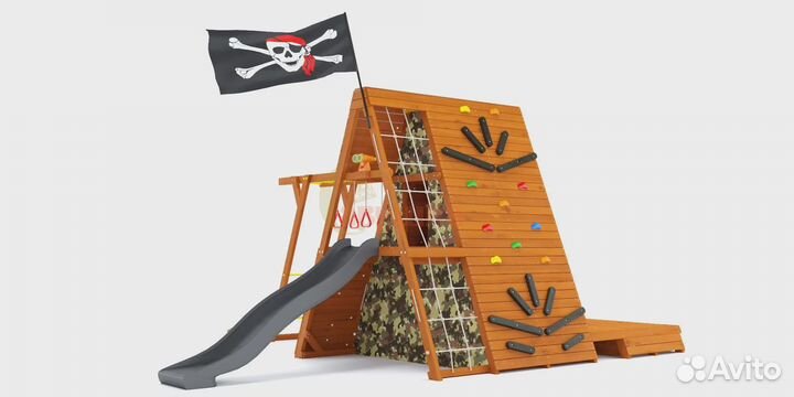 Спортивный домик Савушка База-5 (милитари) со стол