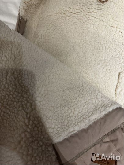 Конверт для новорожденного в коляску из овчины