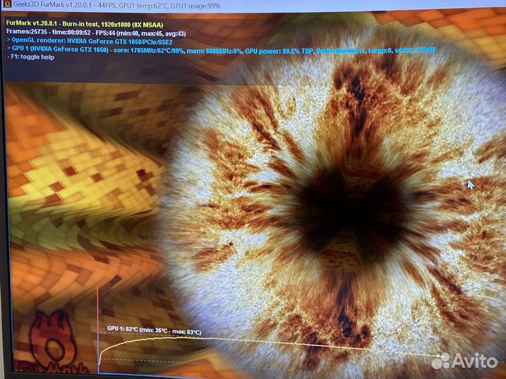 Видеокарта MSI GTX 1650 4gb