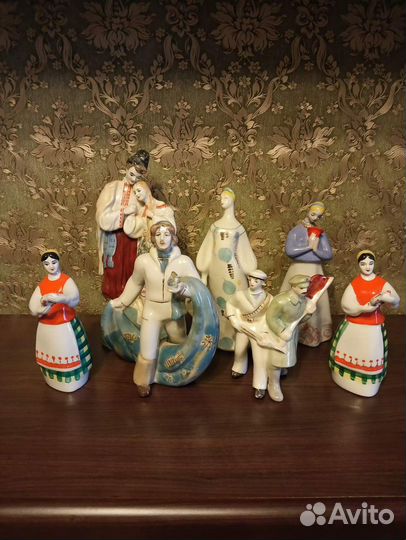 Фарфоровые статуэтки СССР