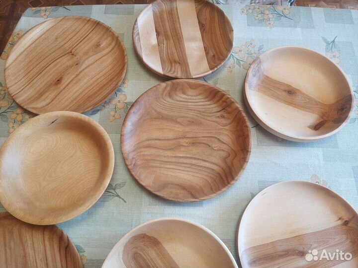Тарелки из дерева