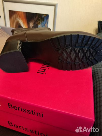 Полусапоги женские зимние натуральная кожа