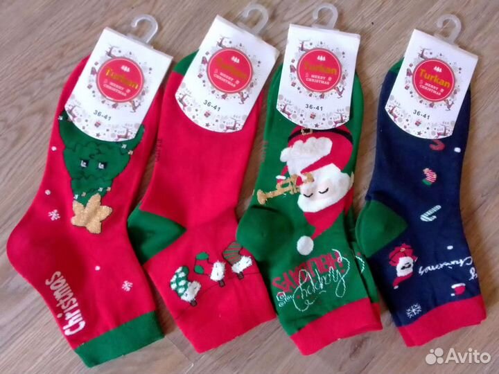 Новогодние носки