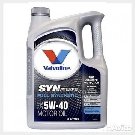 Масло valvoline synpower 5W40 5Л Valvoline