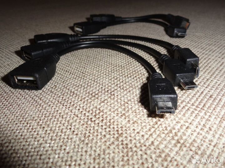 Кабель OTG micro USB - USB