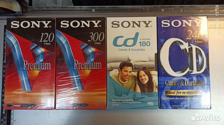 Видеокассеты VHS новые запечатанные