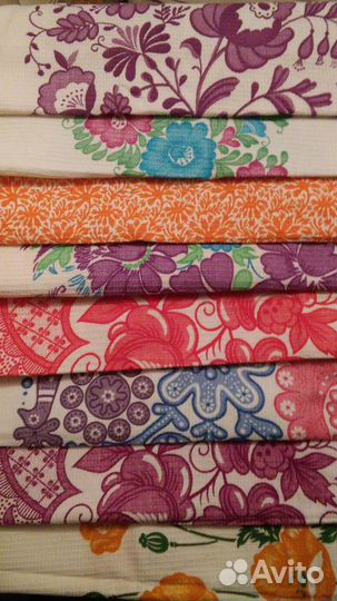 Кухонные полотенца: льняные, вафельные