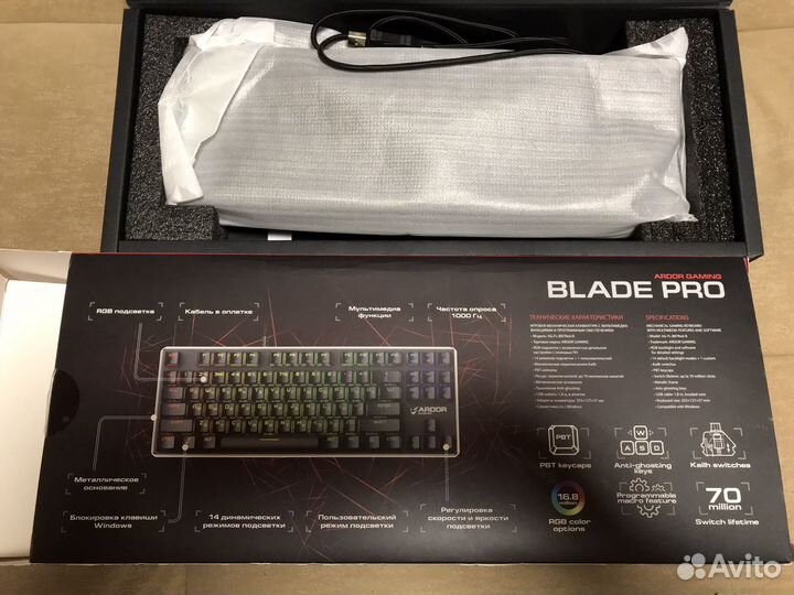 Клавиатура проводная ardor gaming Blade PRO