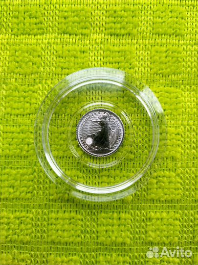 Платиновая монета 2023г Британия с Карлом 3,11г