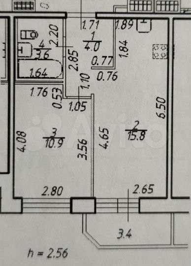 1-к. квартира, 34,3 м², 8/17 эт.